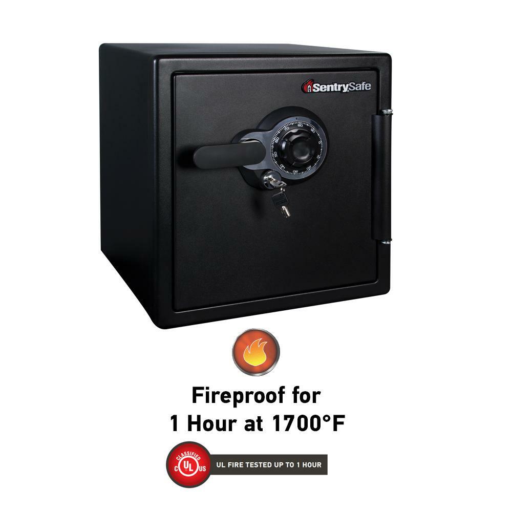 SentrySafe Dial Combination Safe Medium Size 1.23 cu. ft. Fireproof/ Waterproof