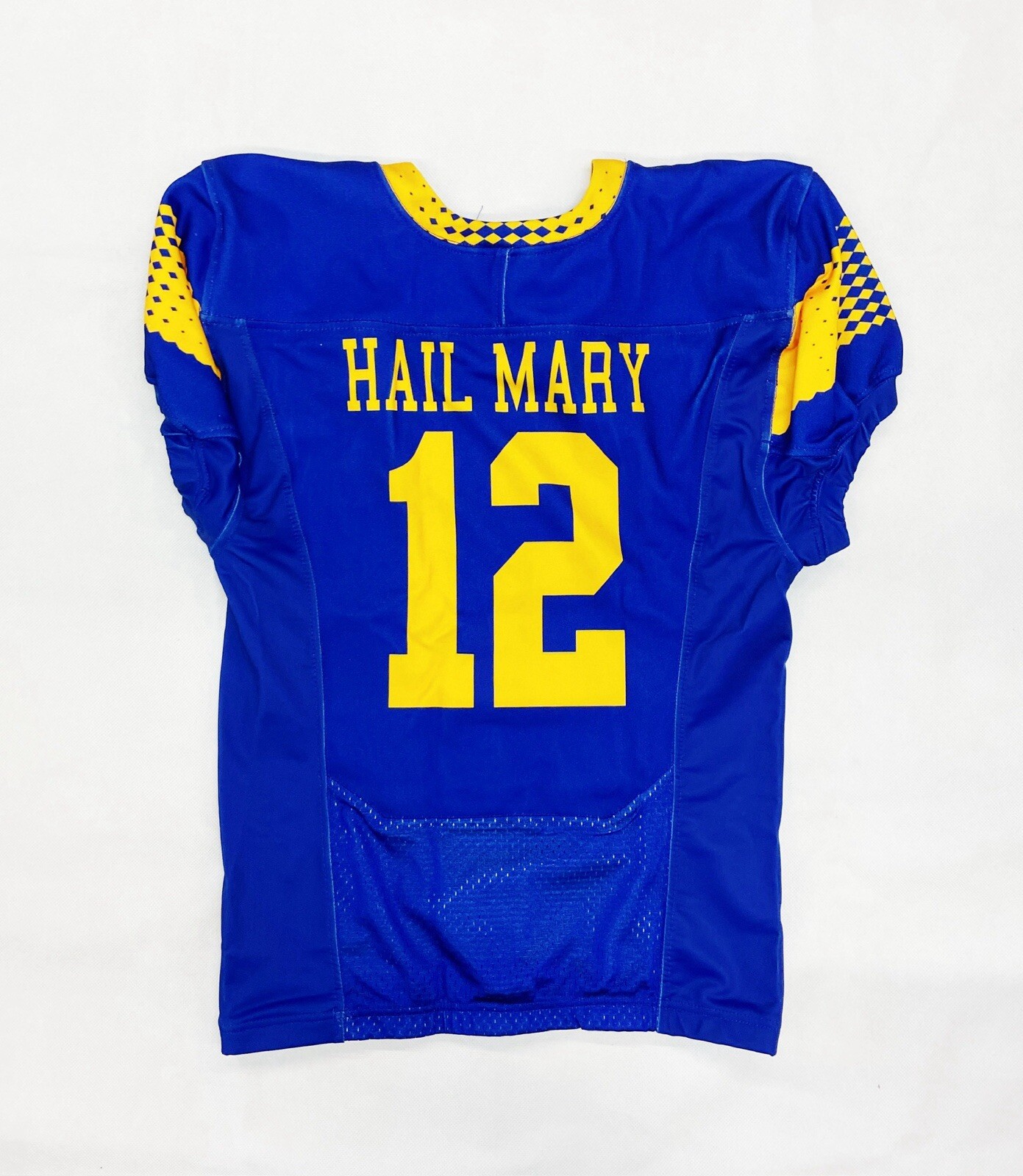 Under Armour Eagles Football Hail Mary Jersey Men's M 2XL 3XL Royal Gold UJFJHM