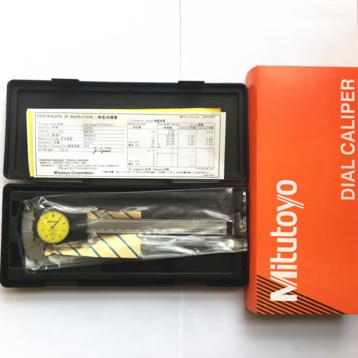 Mitutoyo 0.01mm 505-681 D15TN 0-150mm Dial Caliper Vernier Caliper Range