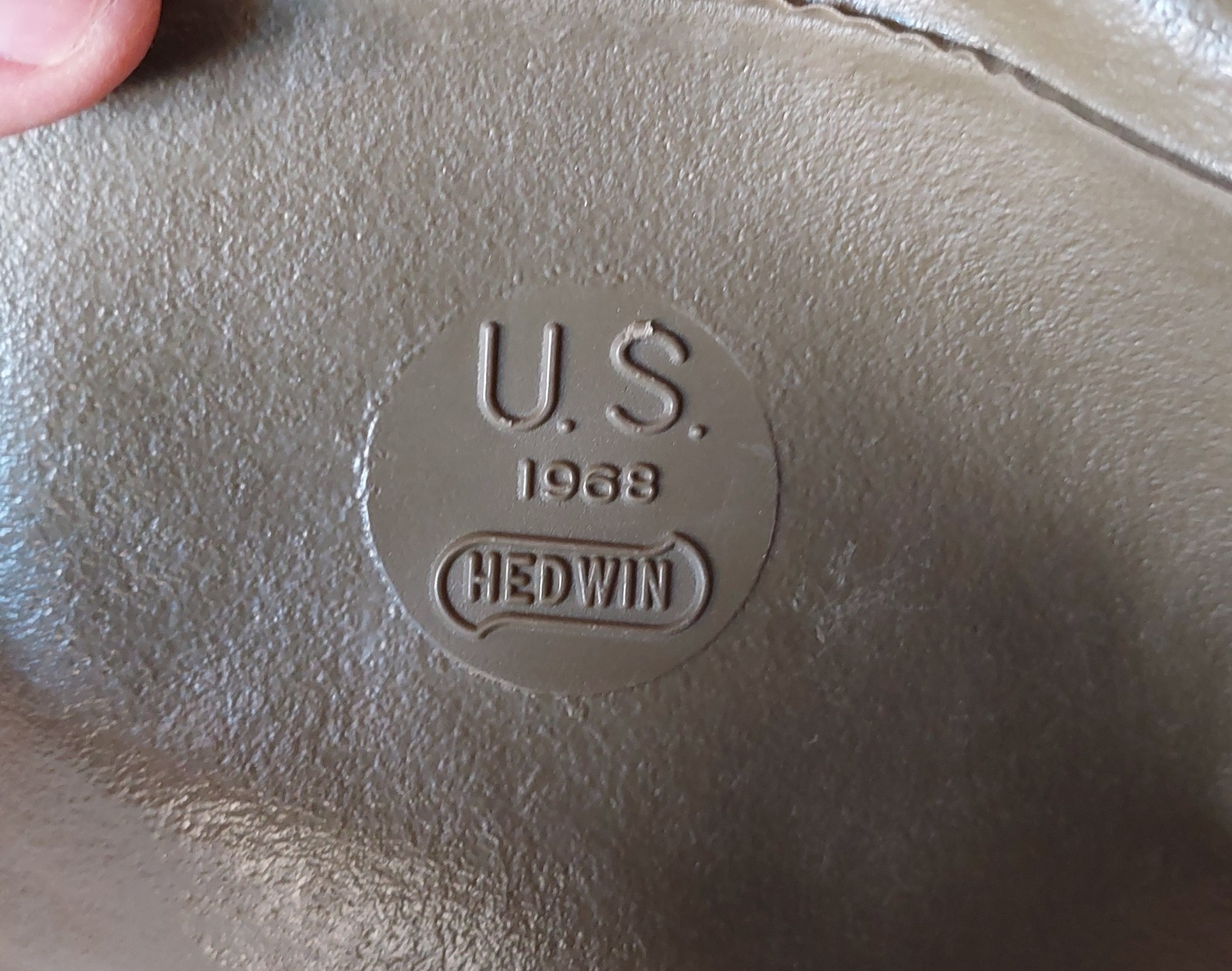 Vietnam Era Early 1968 2QT Canteen Cover w/ matching 1968 Canteen