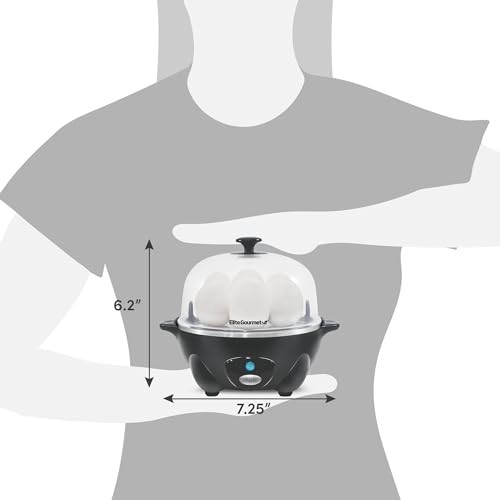 Rapid Egg Cooker set 7 Eggs Ash Grey Steamer kitchen tool kit