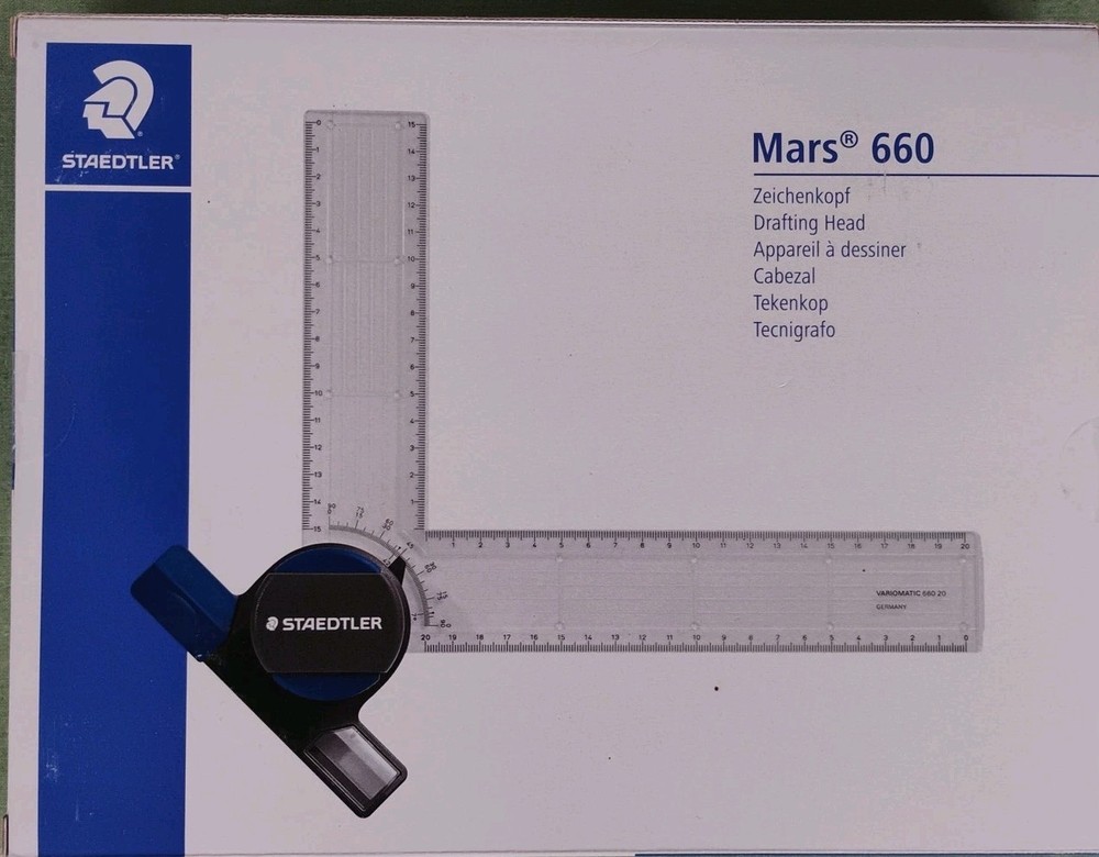 STAEDTLER 660 20 Mars Drafting Head for A3 and A4 Drawing Boards