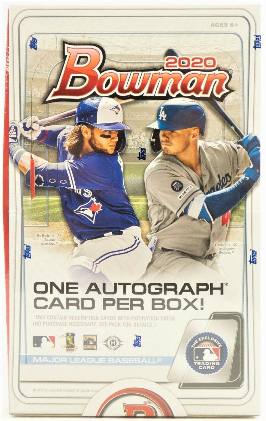 2020 Bowman Baseball Factory Sealed Hobby Box