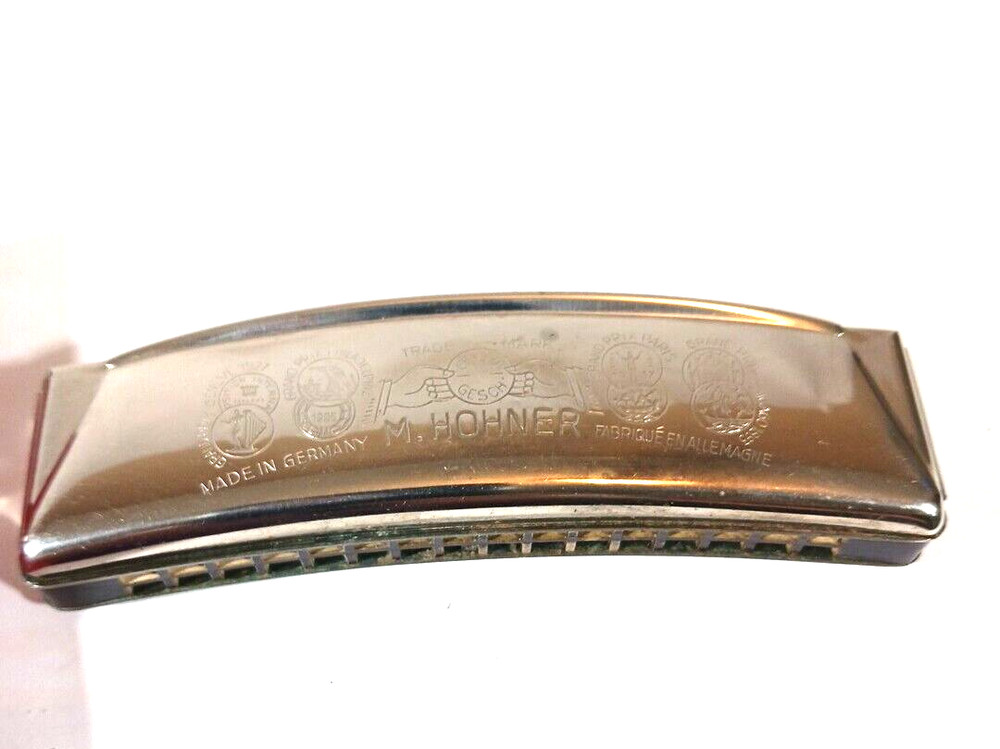 Harmonica Hohner Grand Prix Echo Curved with Box and lesson
