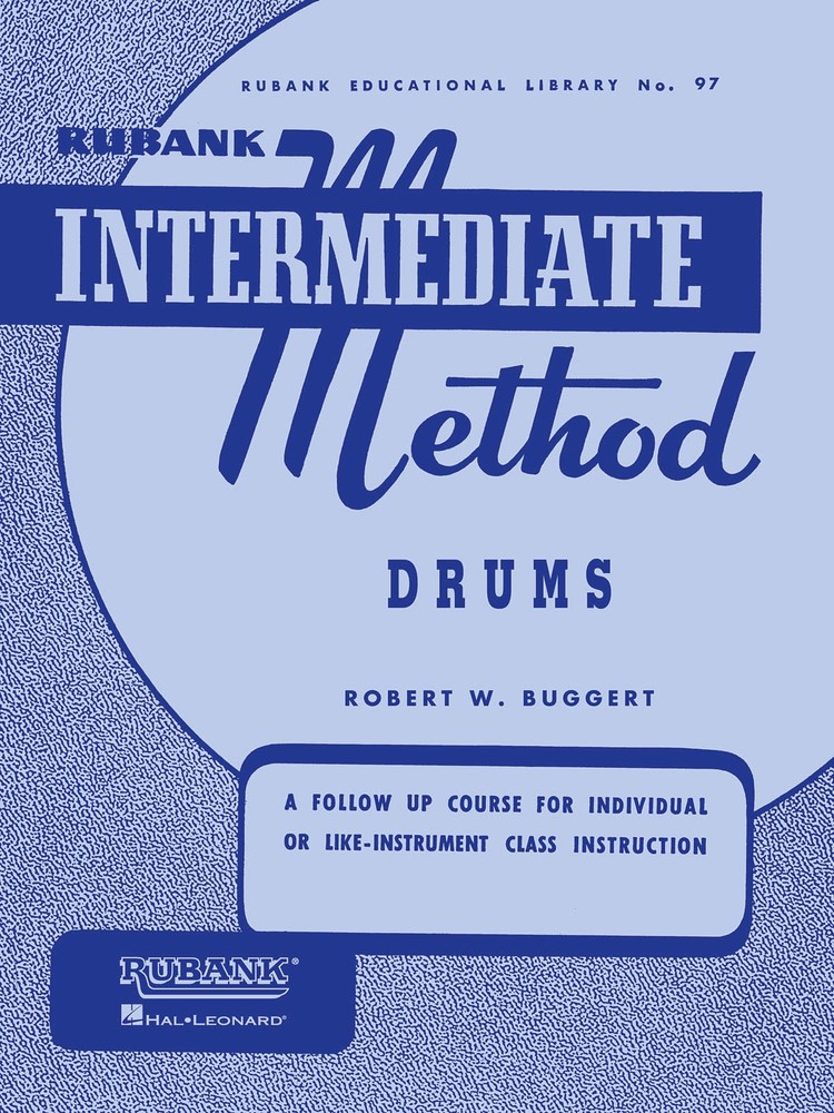 Rubank Intermediate Method for Drums Music Lessons Studies Scales Solos Book