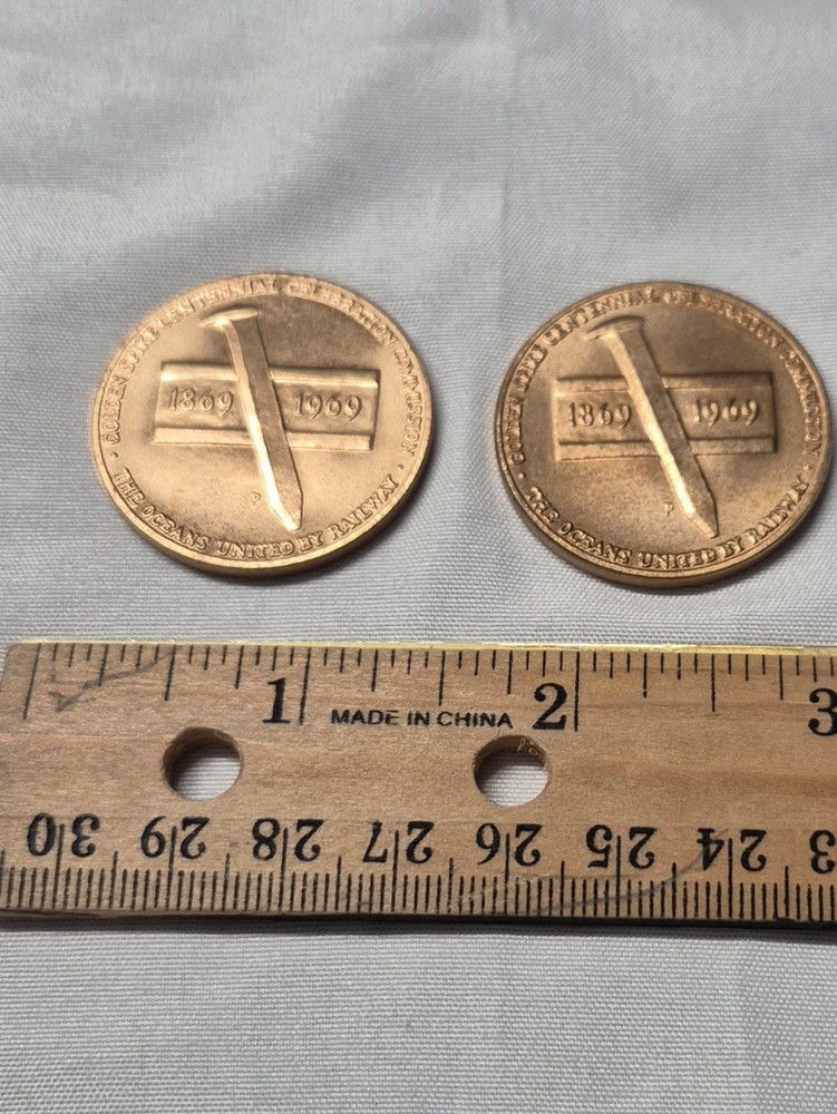 2 Golden Spike Coins