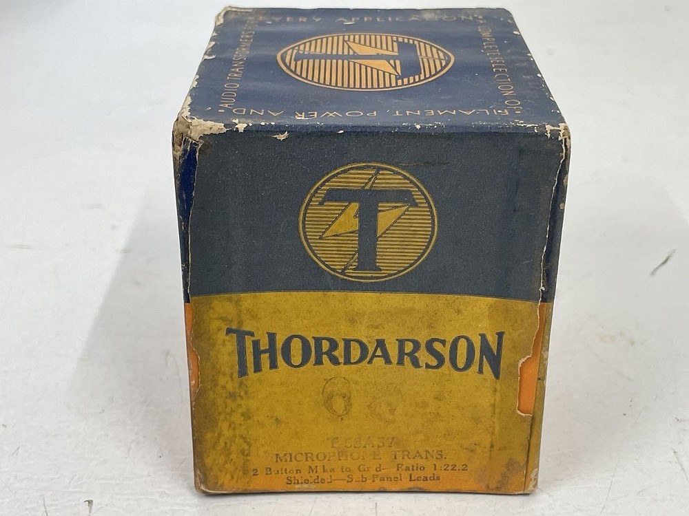Thordarson T-58A37, Transformer, Double Button Carbon Mic to Grid, NOS