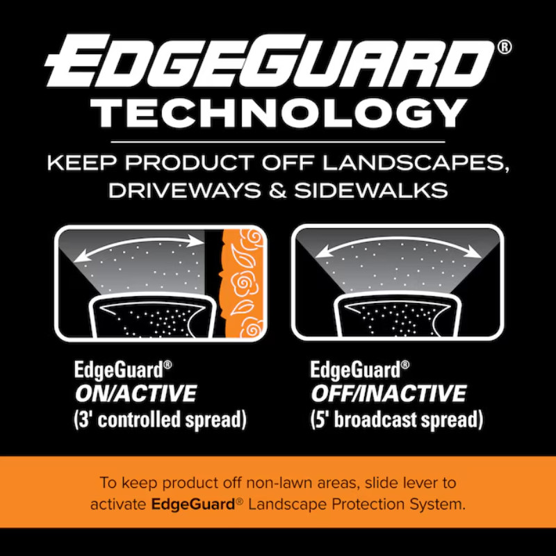 Scotts Turf Builder EdgeGuard Mini Broadcast Spreader 15-lb Capacity Compatible