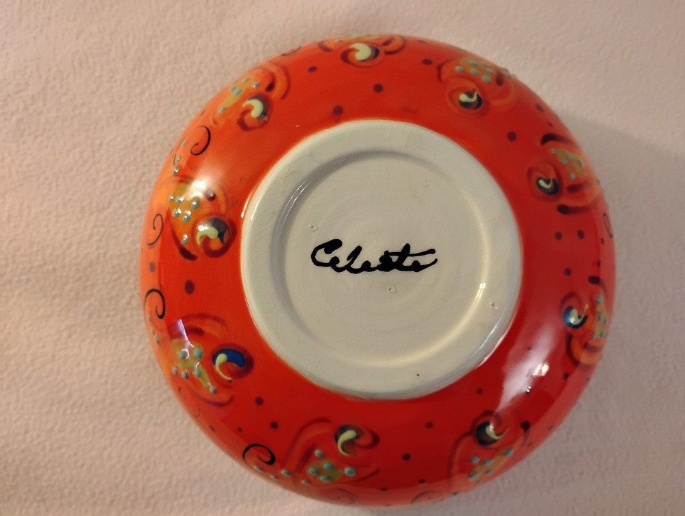 Hand Painted Celeste Bowl