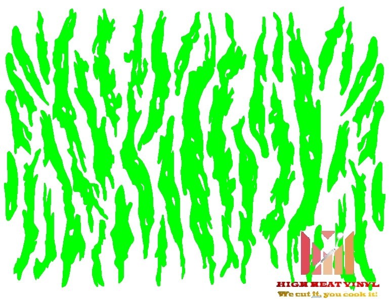 Standard Vinyl Stencil/Vinyl Decal 10" x 12" -Vietnam Tiger stripe style