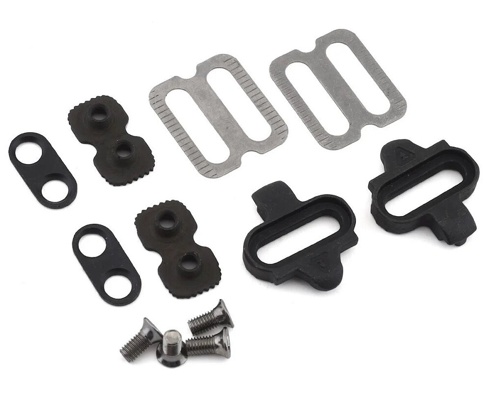 MCS SPD PEDAL CLEAT KIT SPD COMPATIBLE BLACK