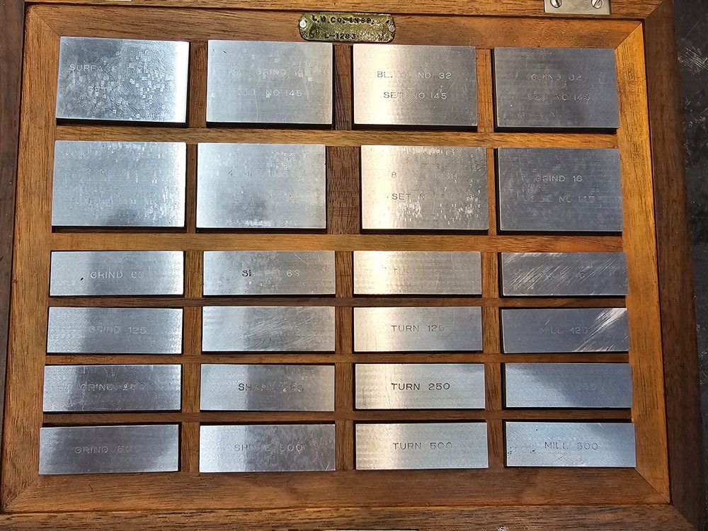 Baird Surface Finish Surftest Test Sample Blocks Milling Turning Grinding Shaper