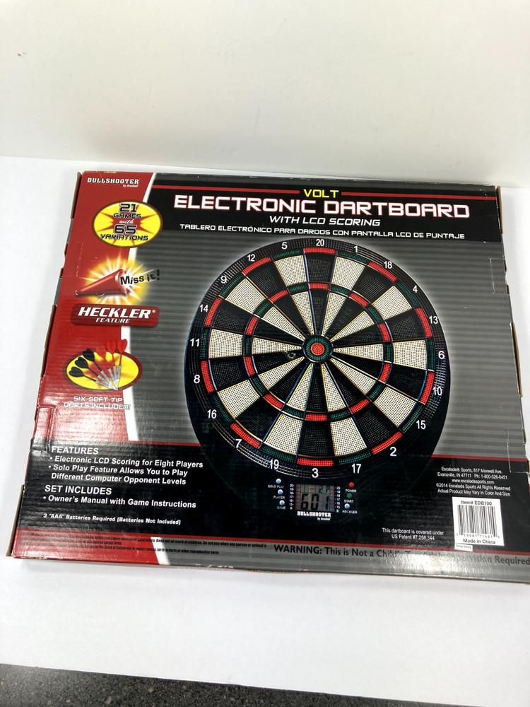 Volt Electronic Dart Board Game in Box 2014