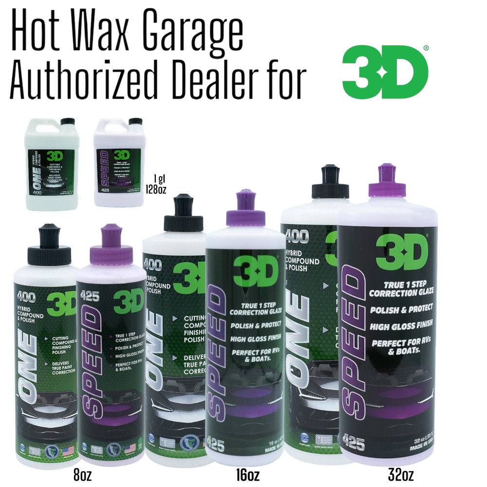 3D Speed & One Combo | One Step Polish Compound and All In One