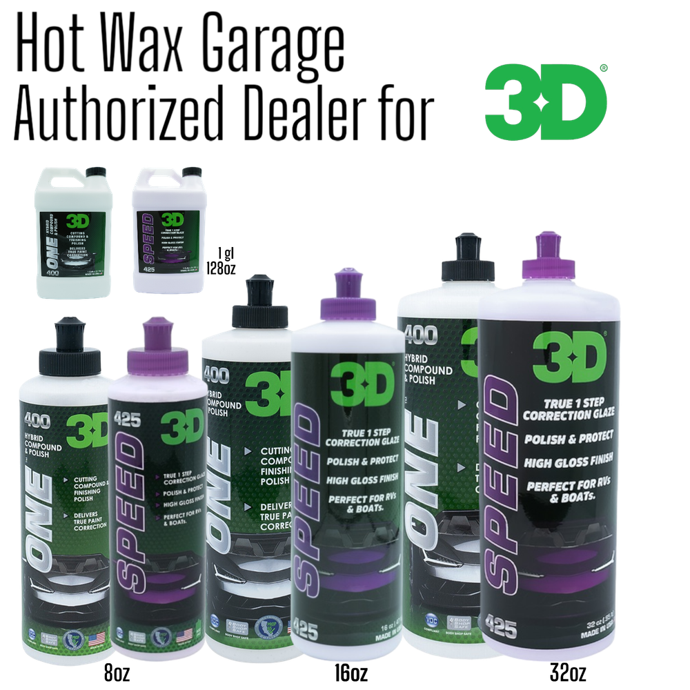 3D Speed & One Combo | One Step Polish Compound and All In One