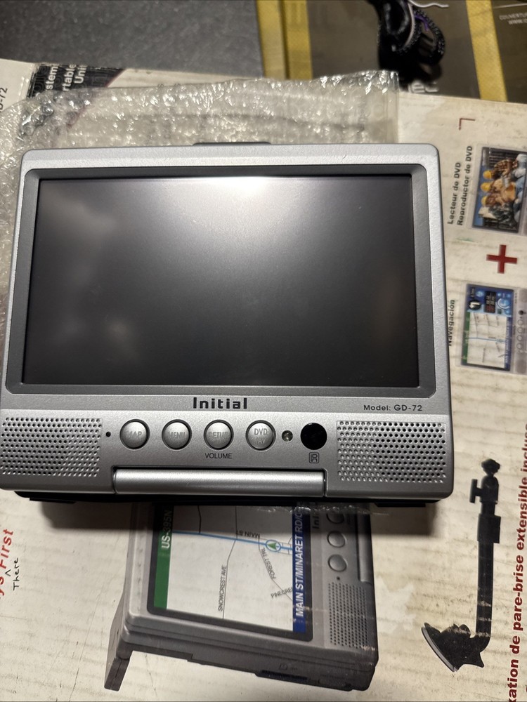 Initial GD-72 PreLoaded Large Screen Auto-routing GPS with DVD Player