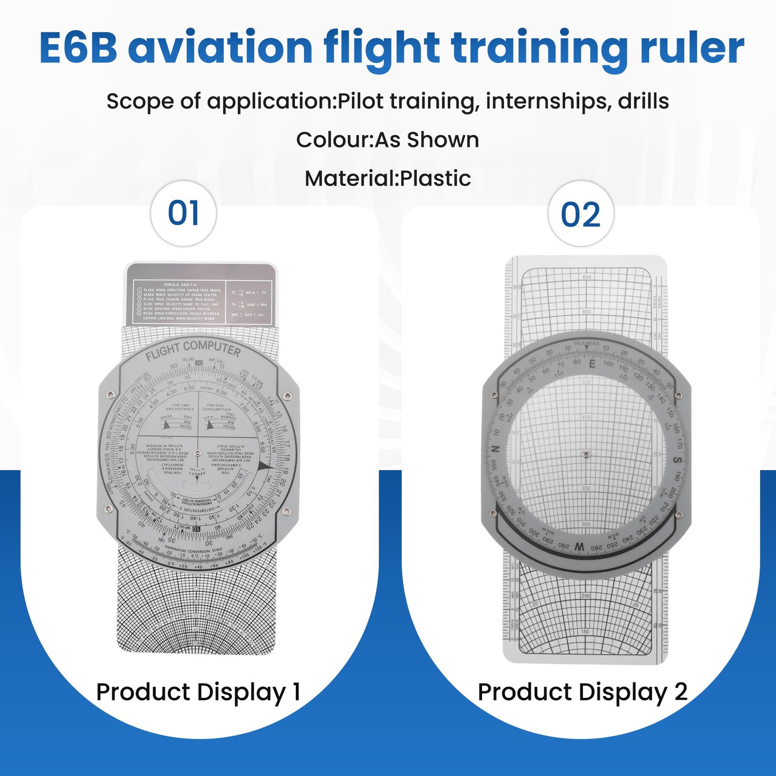 E6B Flight Computer in Aviation Flight Training Pilot Training,8044