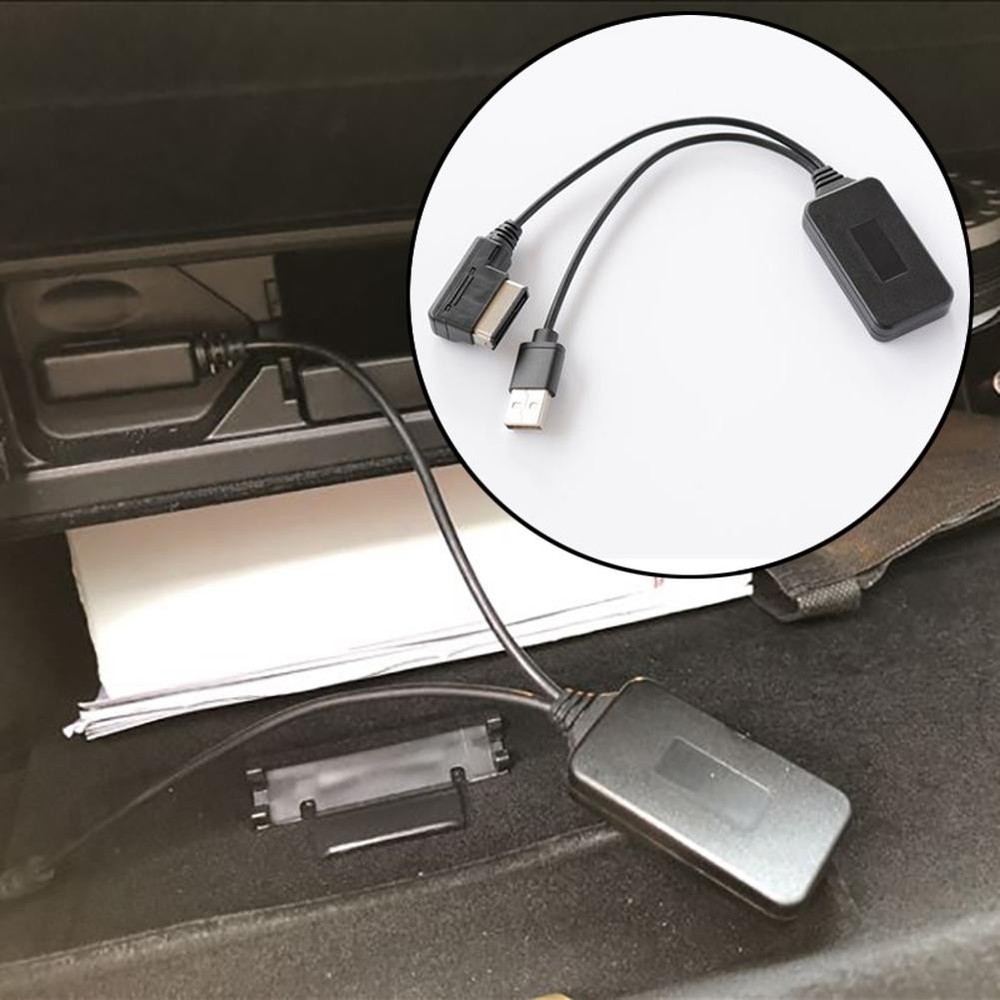 Bluetooth USB AUX Audio Cable Adapter Wireless Module For Audi A4 A5 A6 A8 Q7