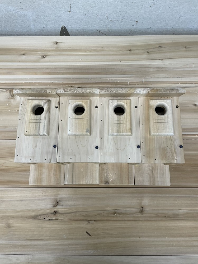 4-pack Bluebird nesting boxes