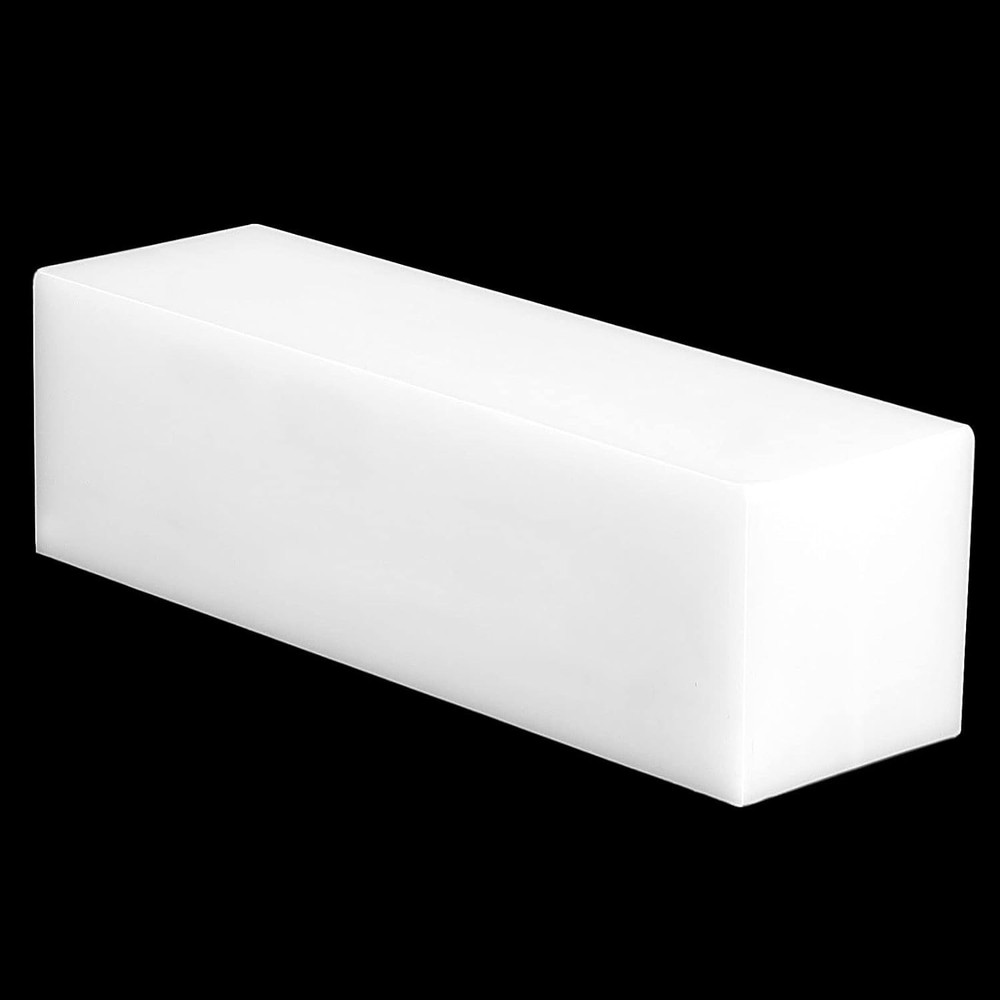 Nylon Tapping Block 2.4x2.4x7.9 Nylon Blocks Plastic Rectangular Solid Bar
