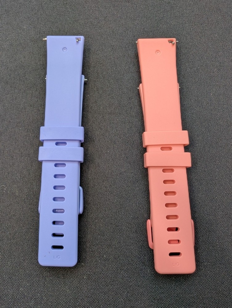 Fitbit Versa Replacement Silicone Bands Peach Violet