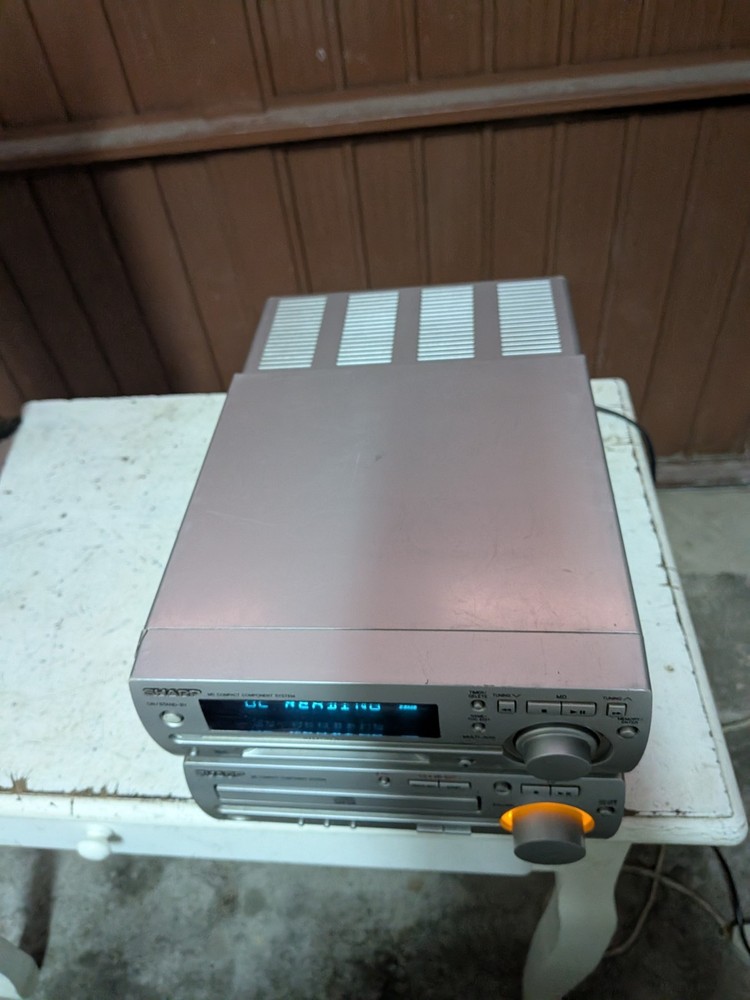 Sharp MD-MX10H MiniDisc CD Compact Hi-Fi System - Fully Tested & Working