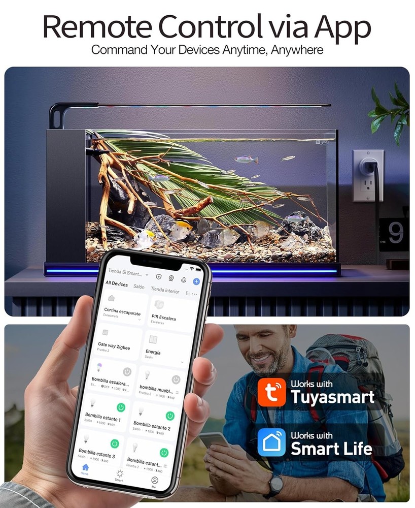 WiFi Smart Plug Compatible with Alexa 2 Pack