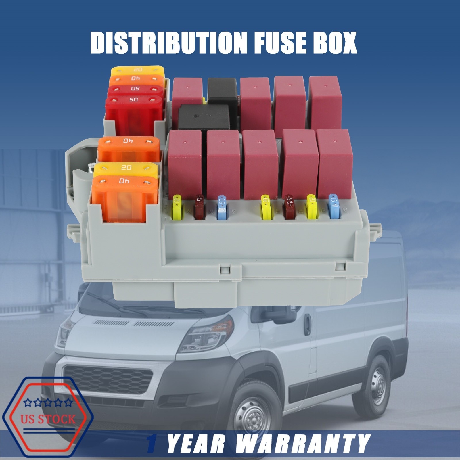 Power Distribution Center 68305538AB Intelligent For Ram ProMaster 1500 2500