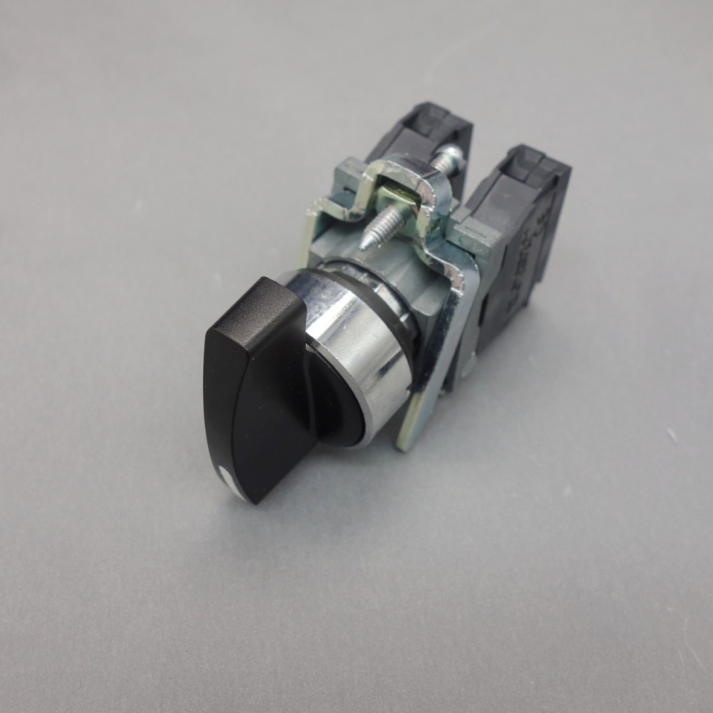 2PCS 22mm Long Handle Selector switch 2 Position For XB4BJ25 1NC/1NO MAINTAINED