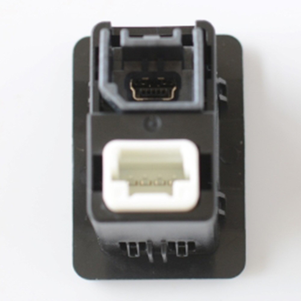 USB AUX Interface Panel Socket for Nissan Versa 2015 2017 Center Console Fit