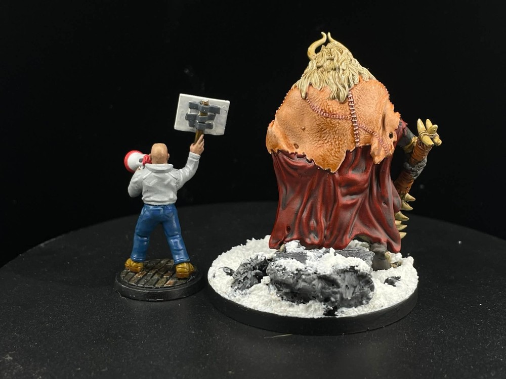Krampus - Holliday Horror - Handpainted - Large custom base
