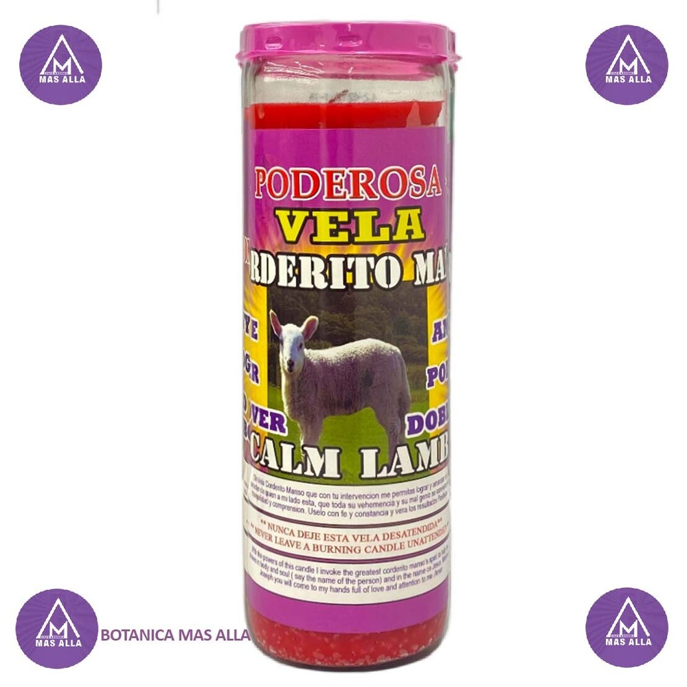 Veladora Preparada Coderito Manso - Fixed Candle - 7 Days Cocktail Candle