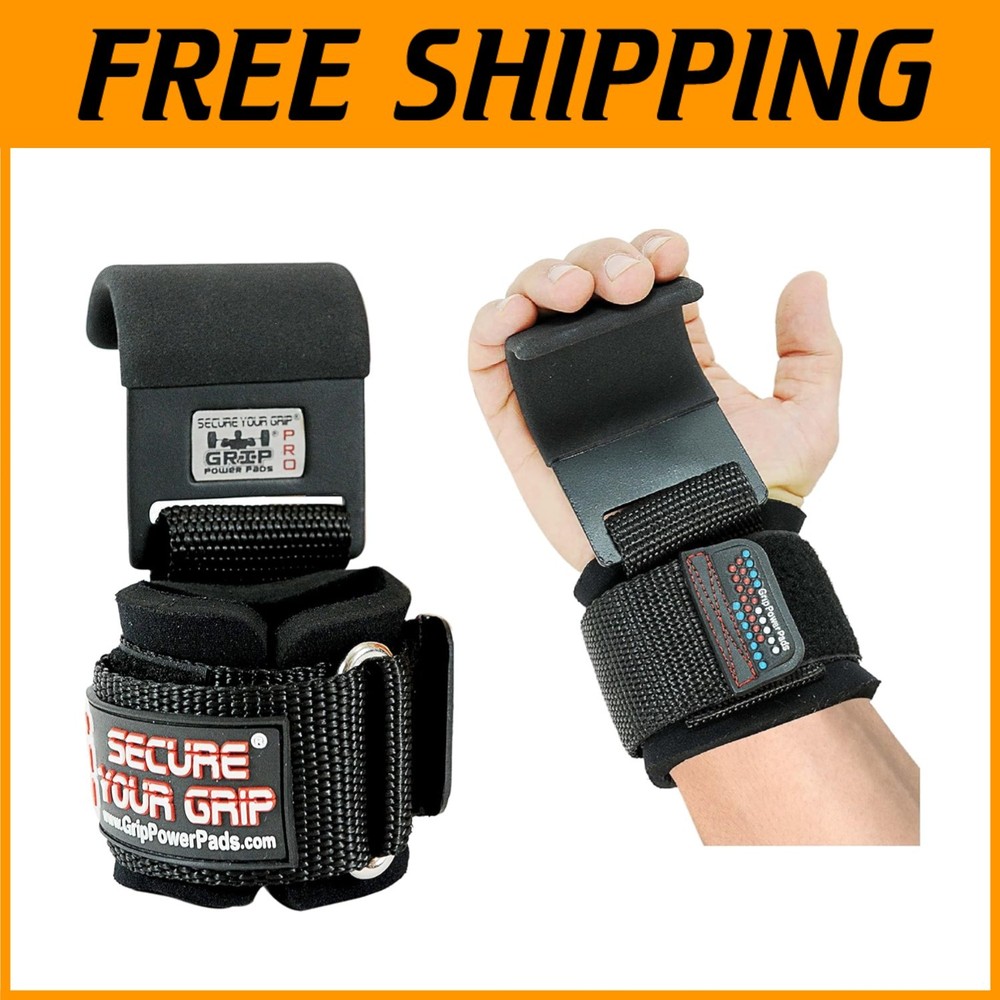 Heavy Duty Weight Lifting Hooks Set