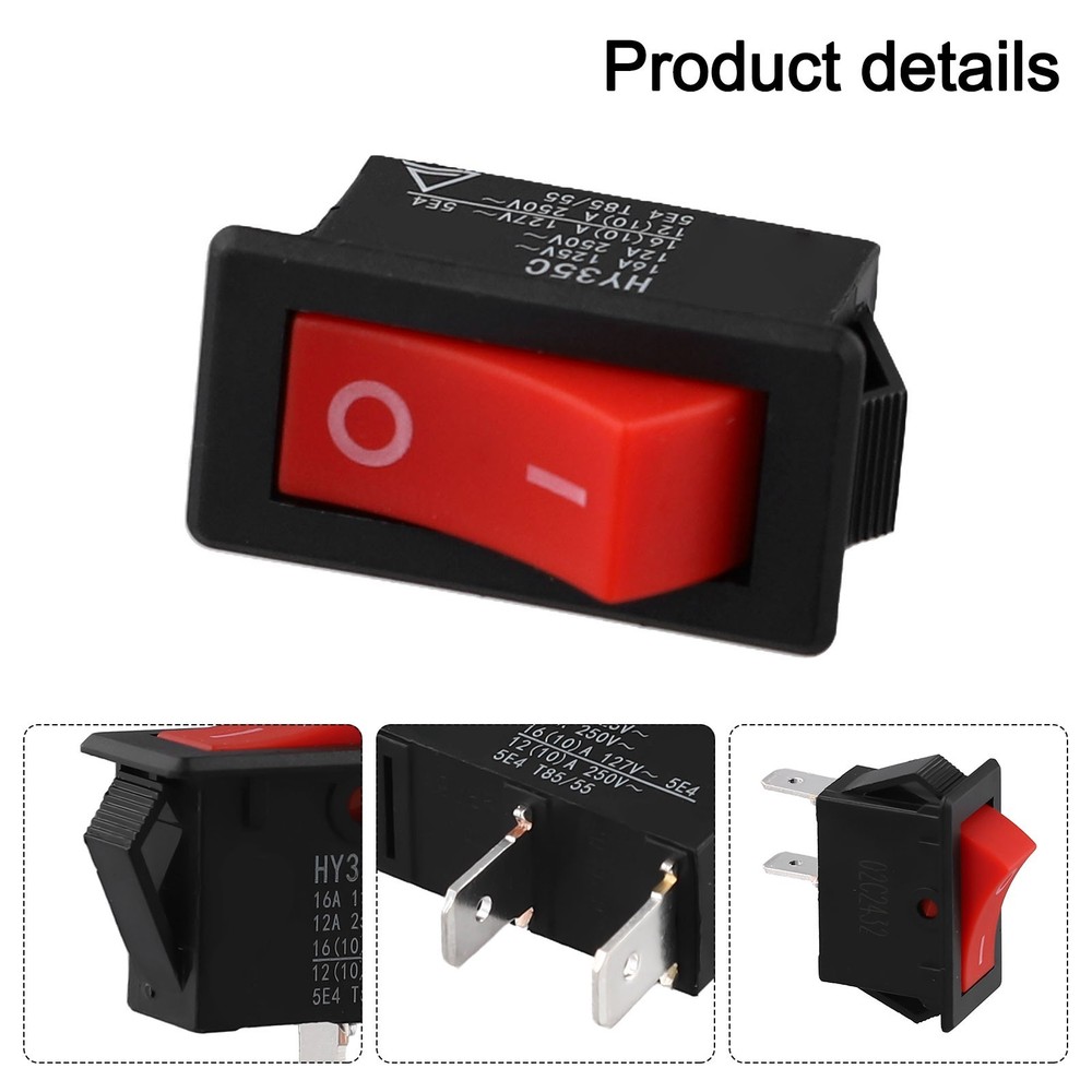 Sophisticated Design Rocker Switch Compatible with Various Applications