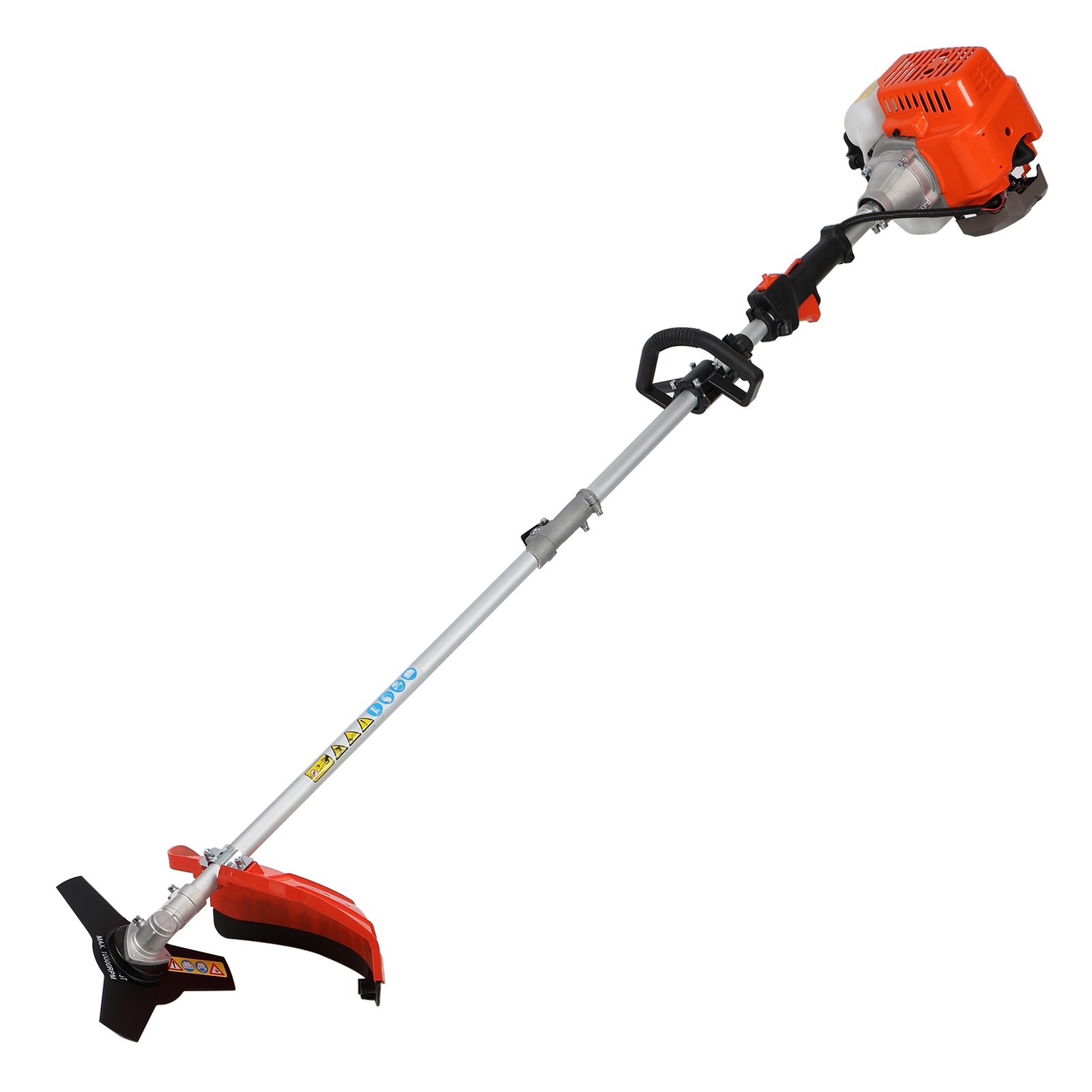 52CC 5 in 1 Brush Cutter 2-Stroke Weed Eater Wacker Gas Powered String Trimmer