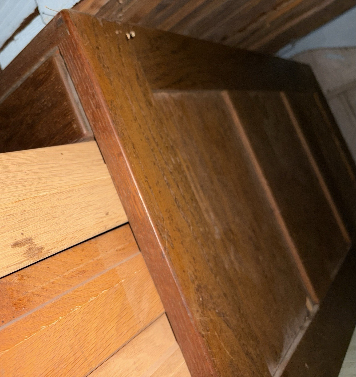 Vintage Hamilton Oak Flat Arhitect Map Blueprint Chest Of Drawers