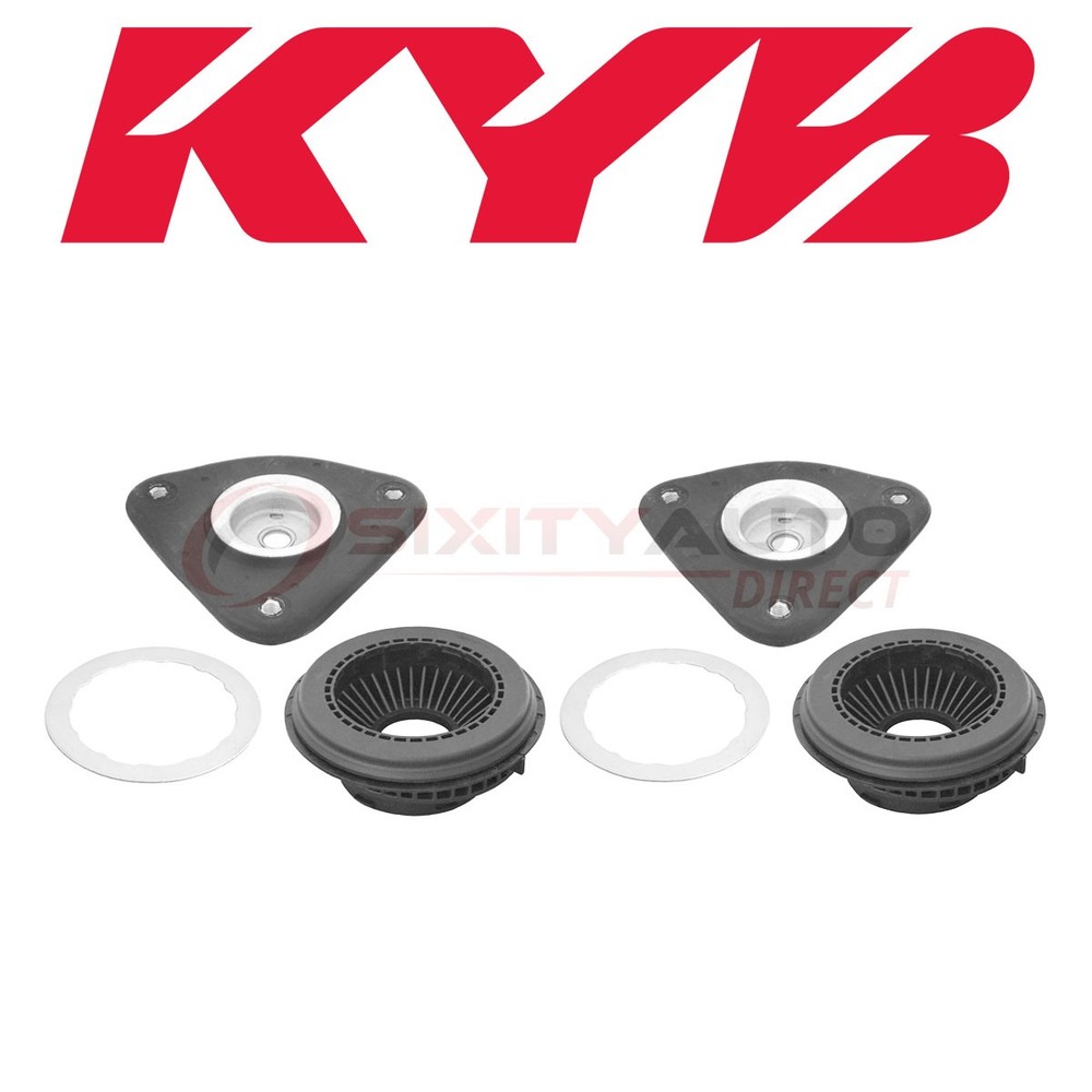 2 pc KYB Front Strut Mount Kit for 2012-2018 Ford Focus - Shock Spring dr