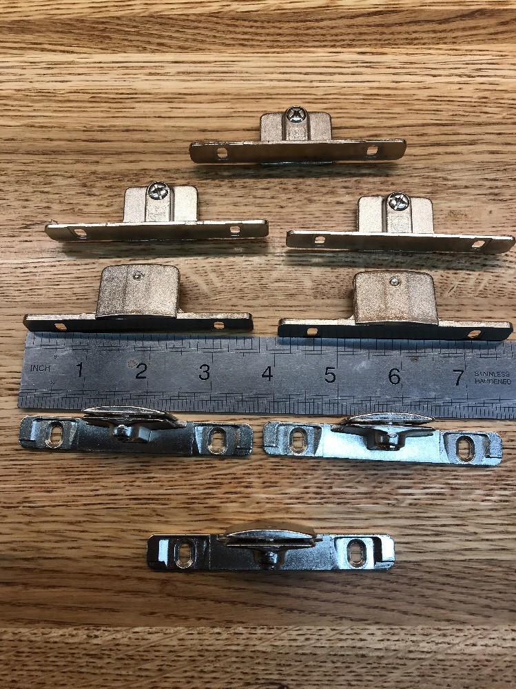 (4) Pair Indaux Kitchen Drawer Front Fixing Brackets