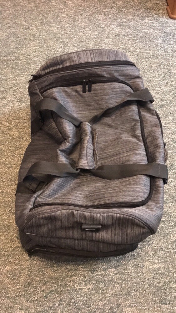 Ignite Duffel Bag Gray Gym Bag EUC