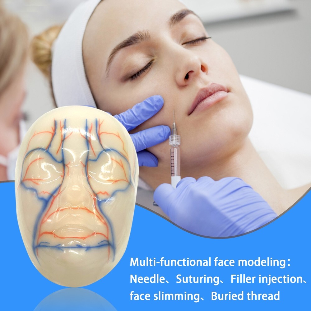 Facial Micropigmentation Training Model One-to-one Normal Female Face Repeatable