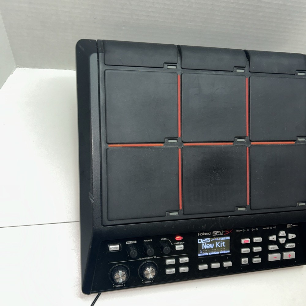 Roland SPD-SX Drum Sampling Pad With AC Power Adapter Percussion Pad READ