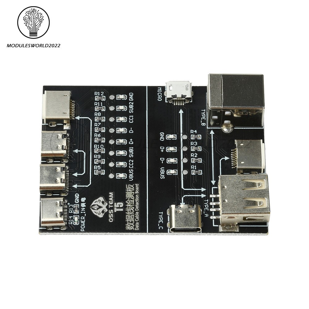 T5 Multifunctional Interface Cable Detection Module Data Cable Abnormal Testing