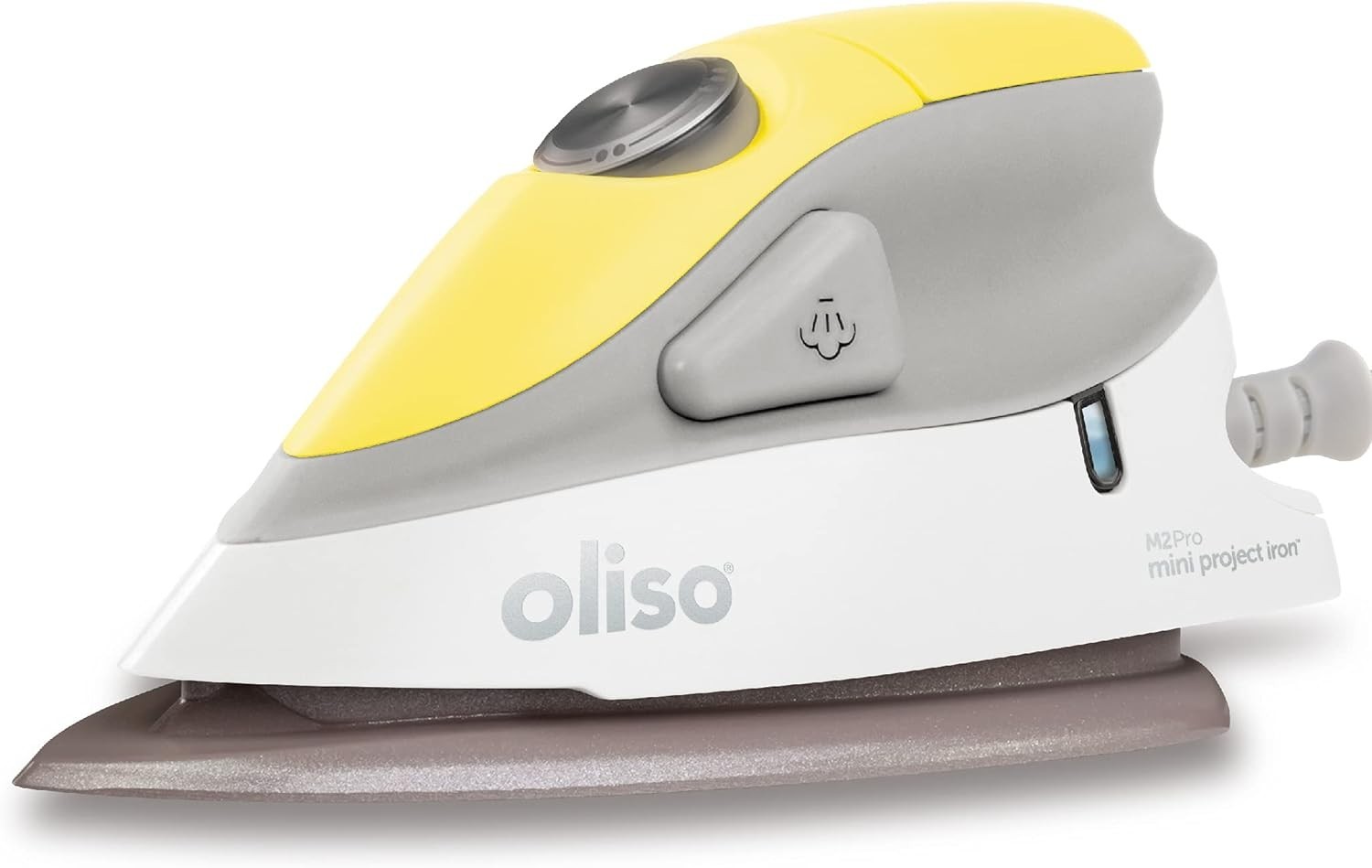 Oliso M2 PRO Mini Project Steam Iron Solemate YELLOW 1000W Ceramic Soleplate NEW