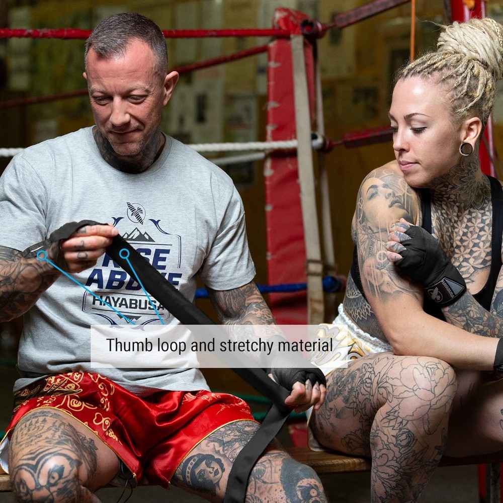 Soft Stretch Boxing Hand Wraps 180 Inch - Ultimate Support for Training Sessions