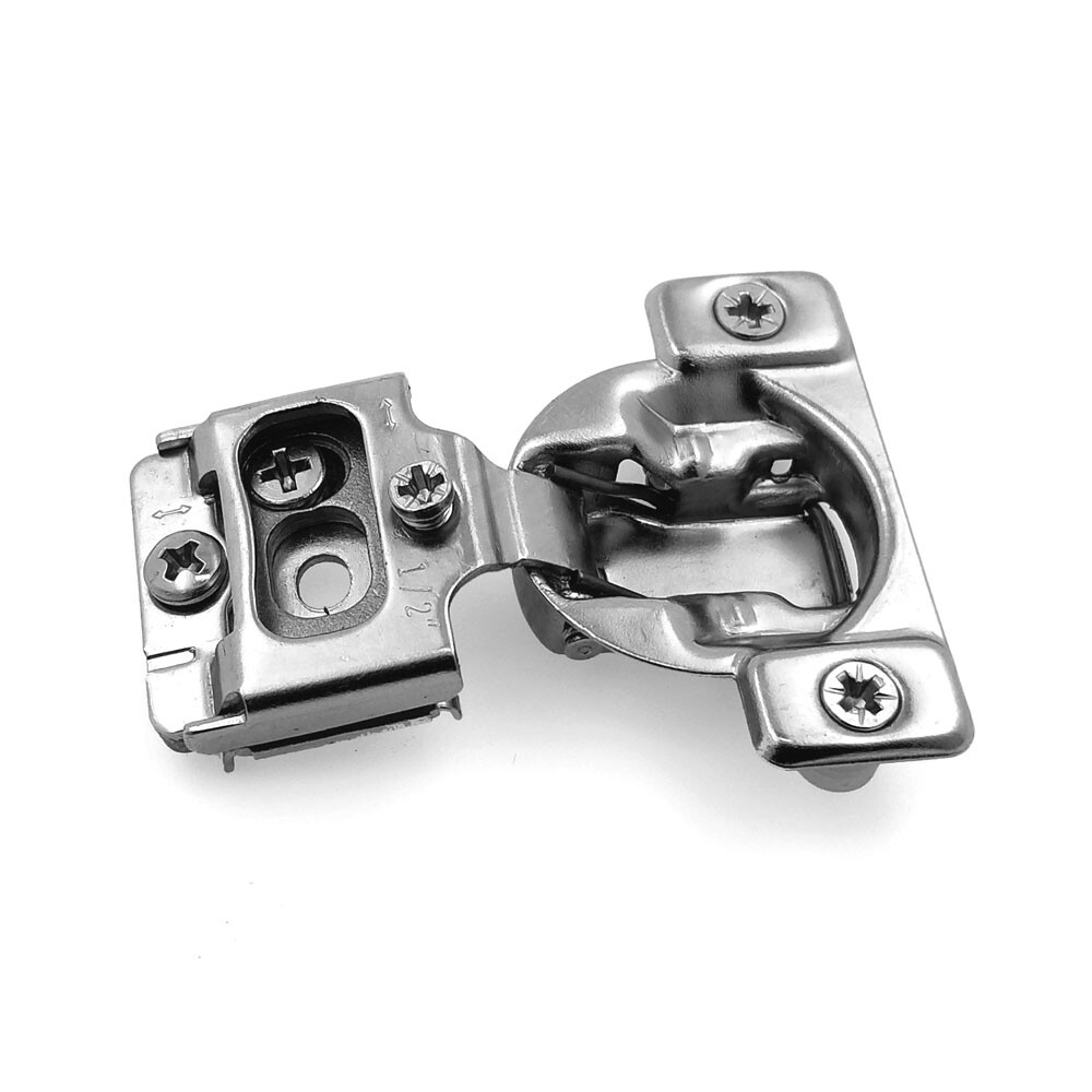 10pc 105° 1/2" Overlay Self Close Adj. Compact Hinge for Face Frame Cabinet