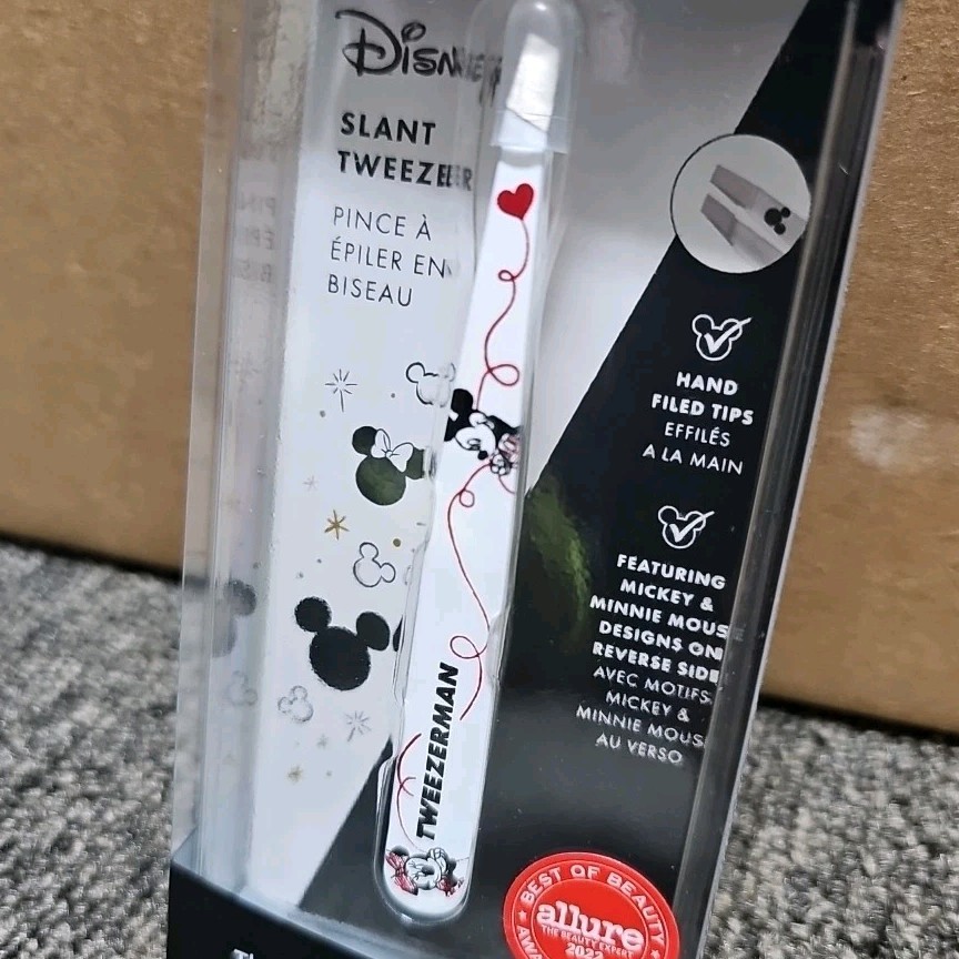 Tweezerman Mickey/Minnie Mouse Slant Tweezer, New In Box