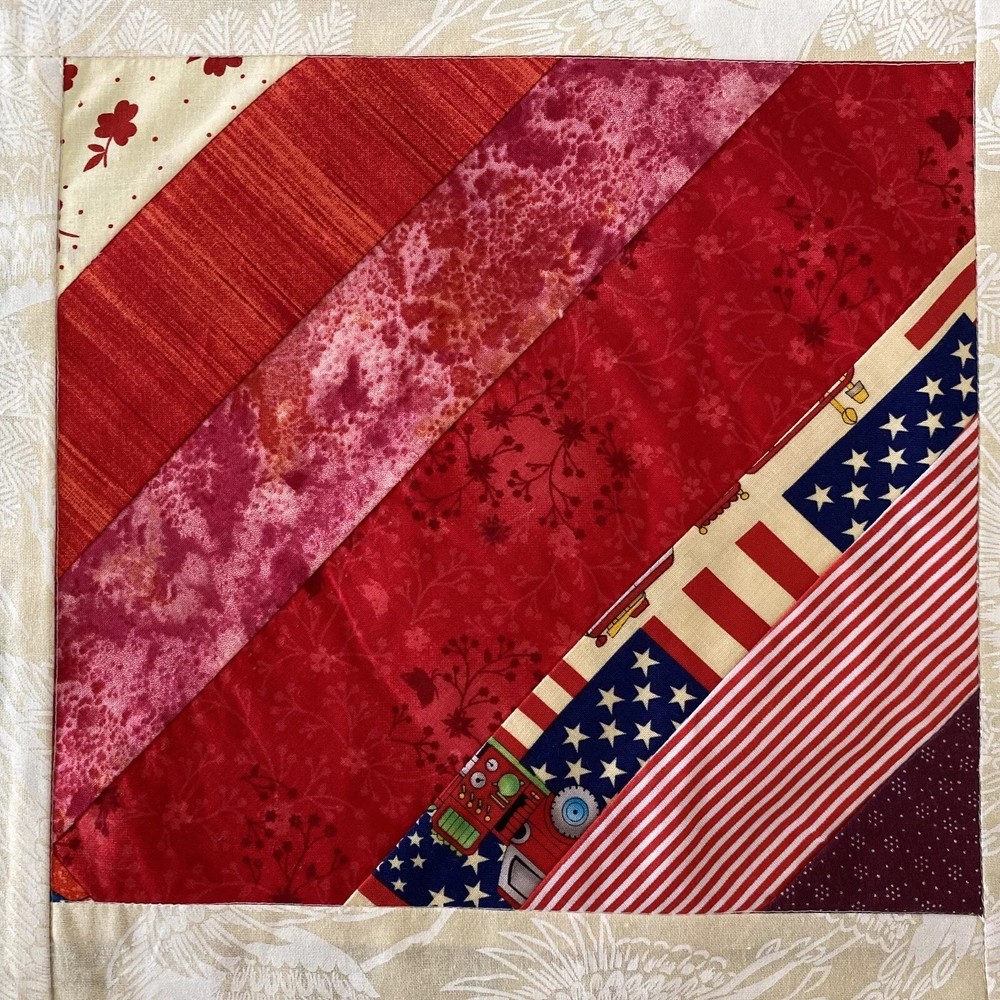 Handmade Patchwork Cotton Quilt Lightweight No Wadding / Batting 125 cm x 125 cm
