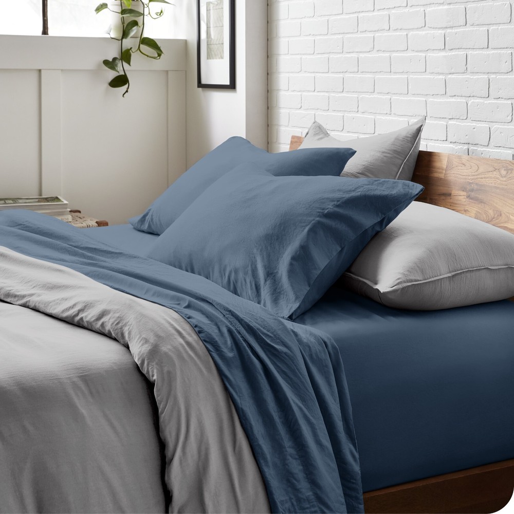 Bare Home Ultra-Soft Washed Microfiber Sheet Set