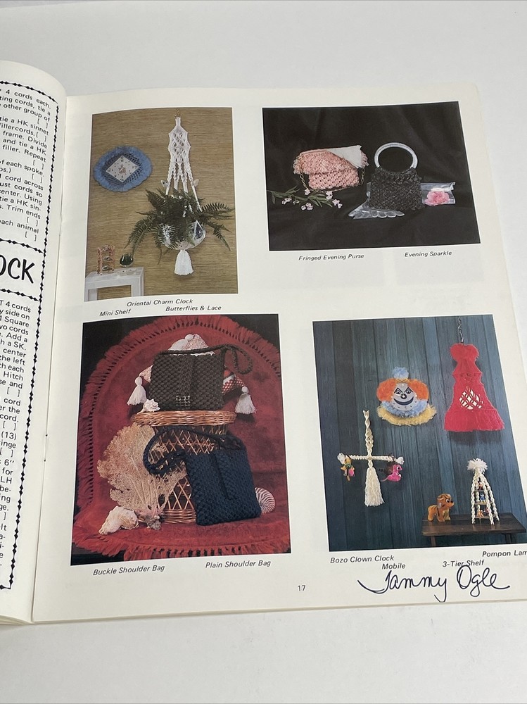 Judy's Way With Macrame by Judy Johnson Macrame Patterns