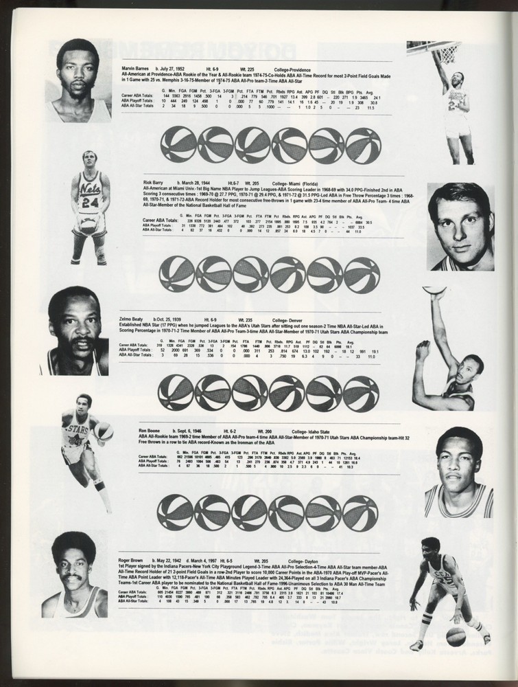 Doug Moe Signed ABA 8/23/97 Reunion Program w B&E Hologram